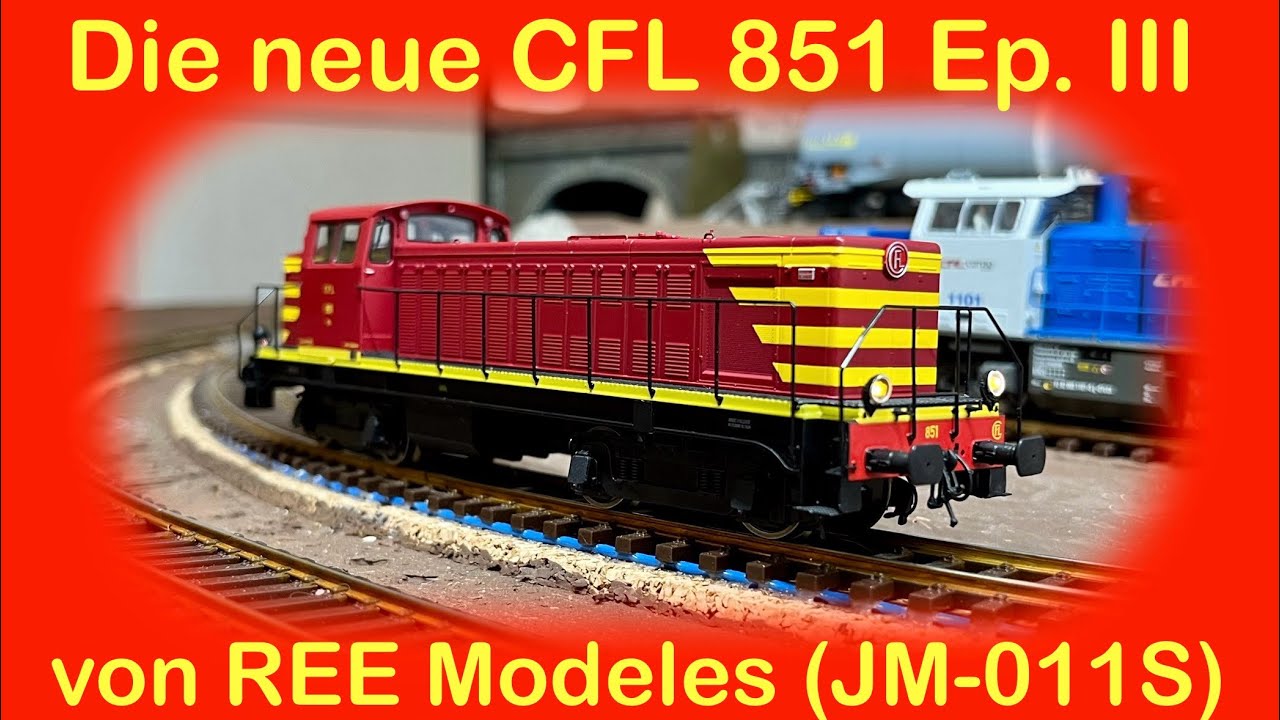Lokvorstellung CFL 851 Ep. III von REE Modeles