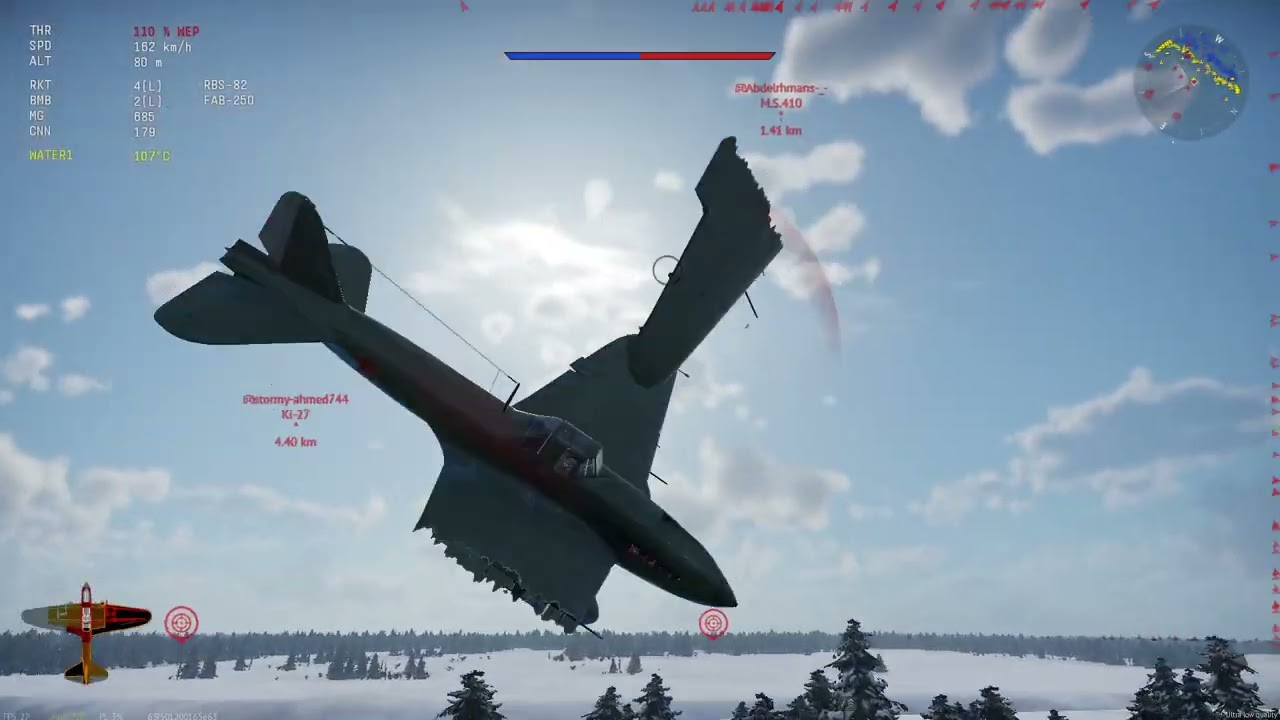 Soviet IL2 gameplay no commentatory