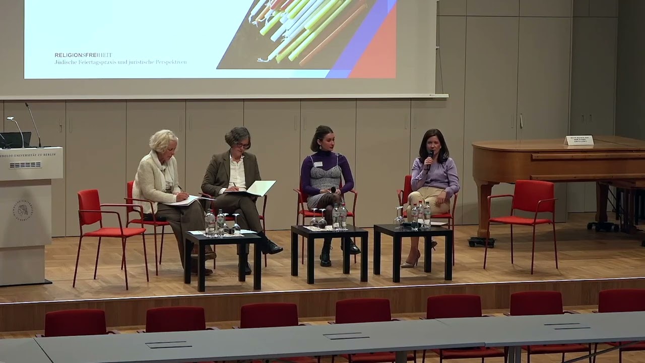 (05) Humboldt Universität Religionsfreiheit Podiumsdiskussion 1