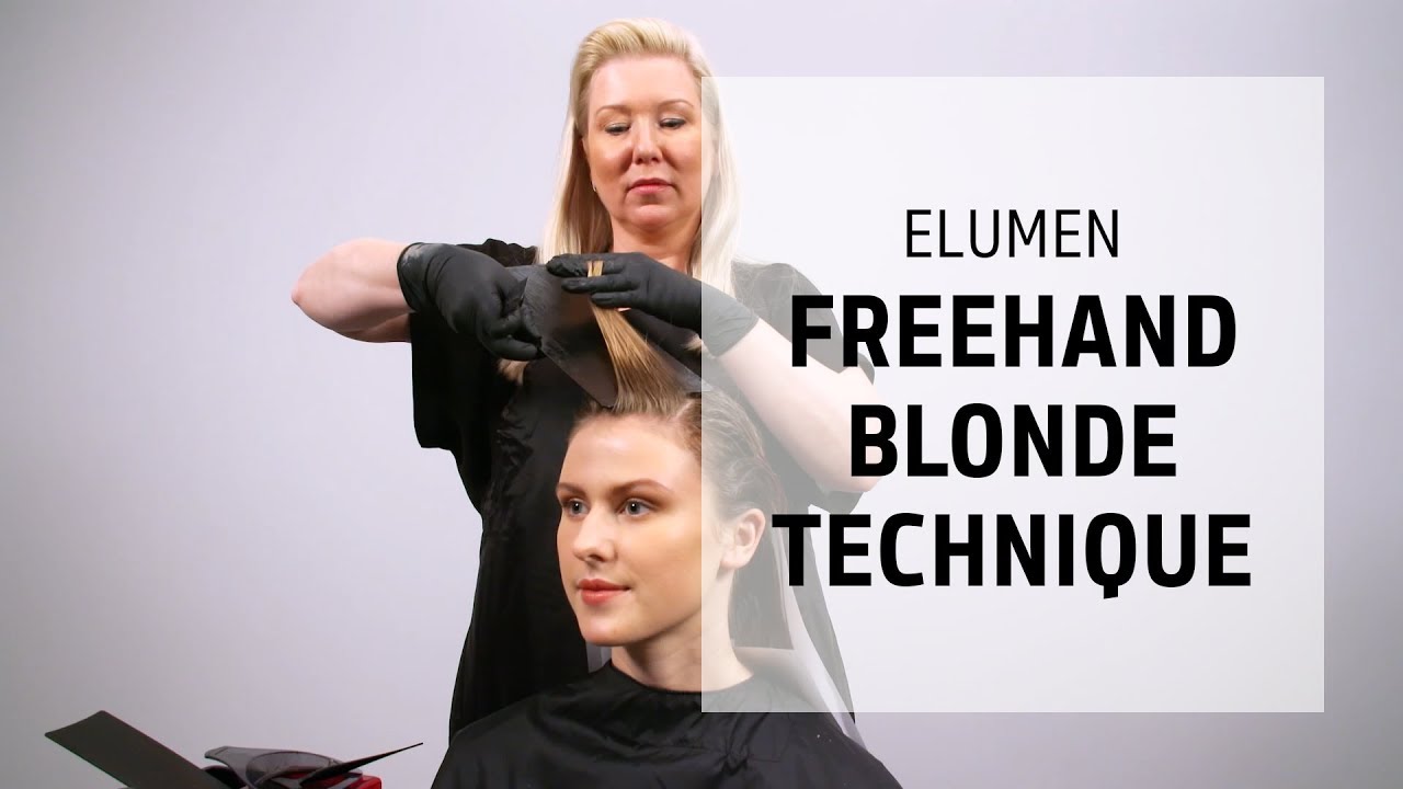 Sun-kissed blonde hair with different shades of Elumen Hair Color | Elumen | Goldwell Education Plus