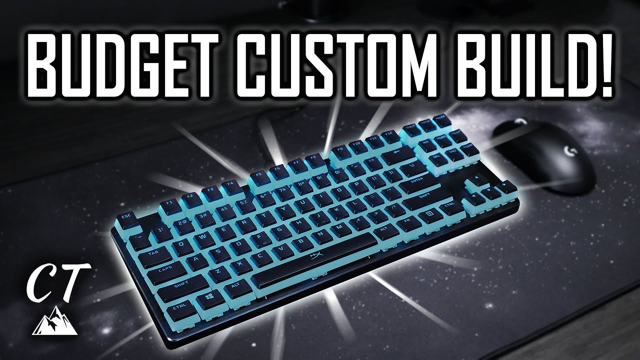 Budget Custom Keyboard Build - GMMK TKL + Kailh Reds W/ Sound Test
