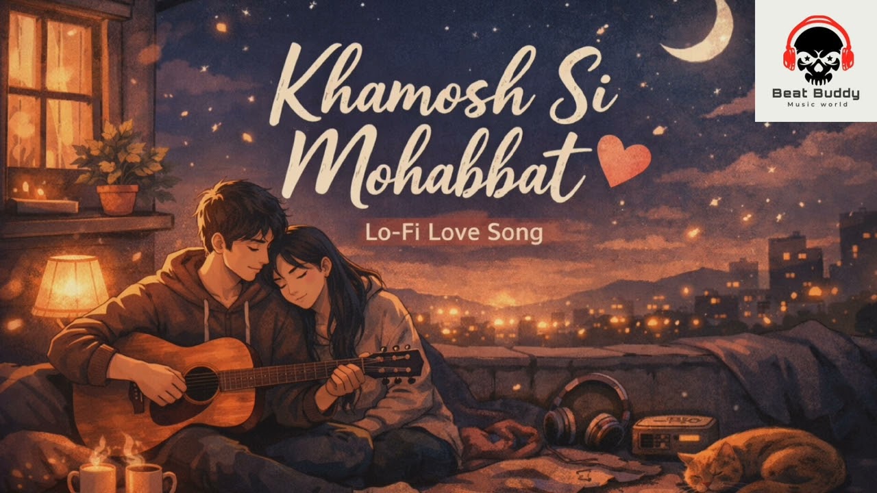 Khamosh Si Mohabbat | Hindi LoFi Love Song | Relaxing Acoustic Music