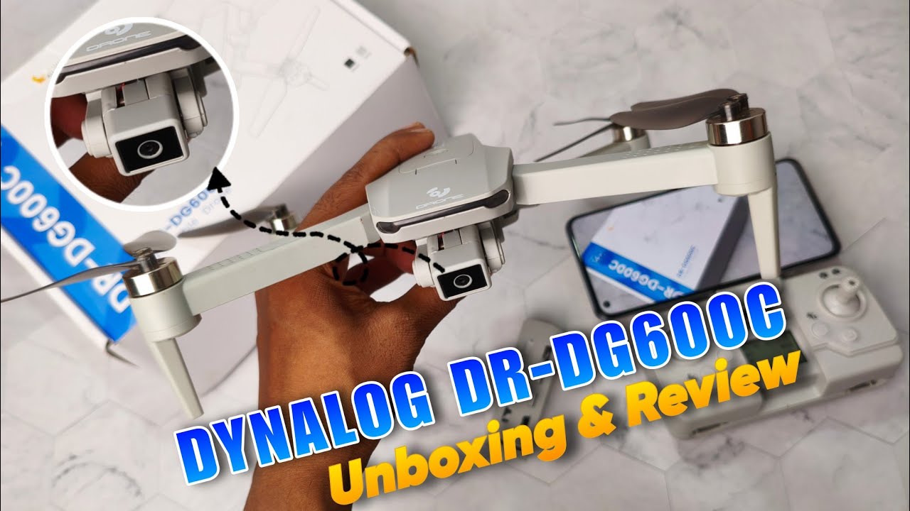 Dynalog-DG600C GPS Camera Drone Unboxing-Review, Flying, Camera Quality, Battery Backup, Range Test