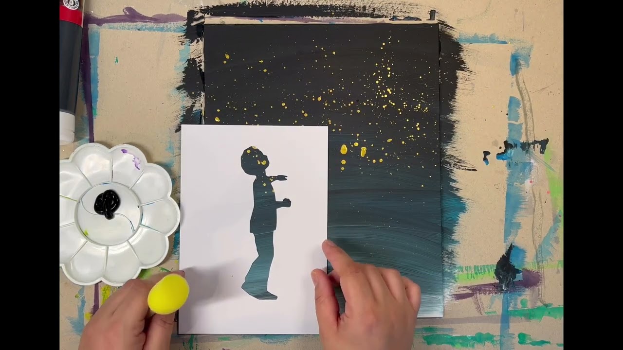 Griff nach den Sternen - ein Kunstprojekt in der Grundschule