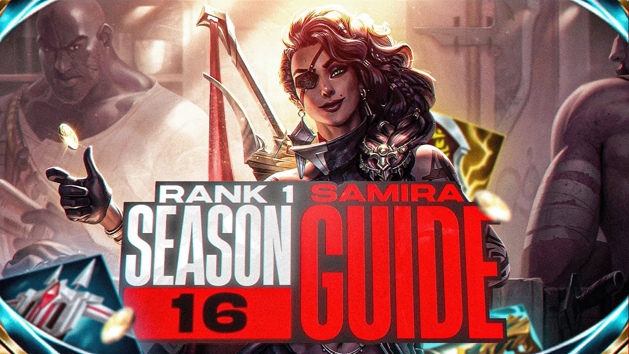 THE ULTIMATE SEASON 16 SAMIRA GUIDE | BUILDS , RUNES ,ETC - League Of Legends