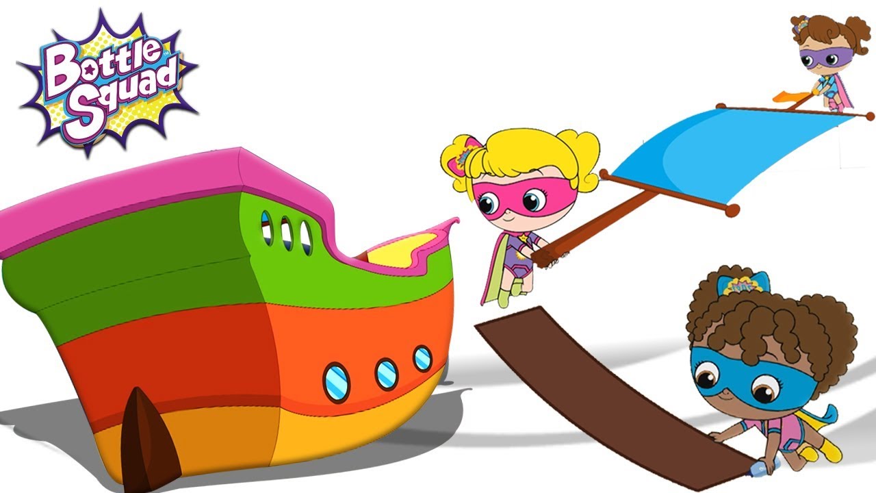 Ship Shape Story | Bottle Squad Babies | Kids Stories | Videos For Kids | Superhero Cartoon