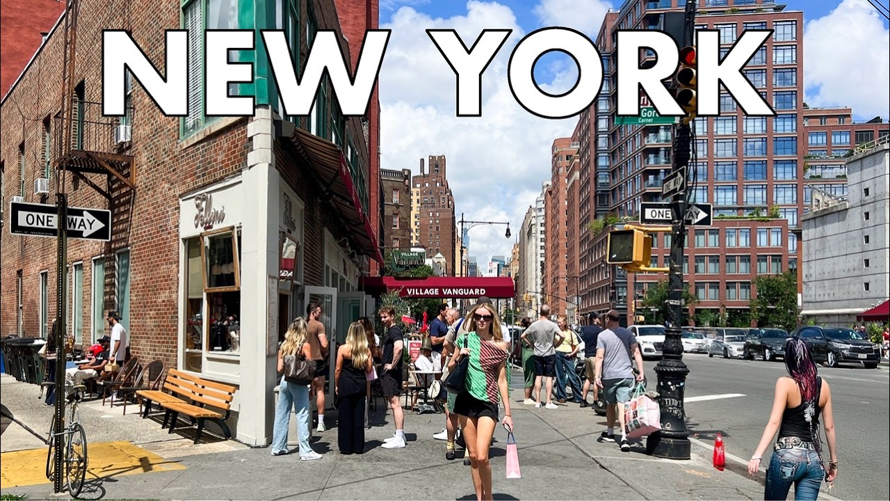 New York City LIVE Manhattan East Village & Greenwich Village Walk