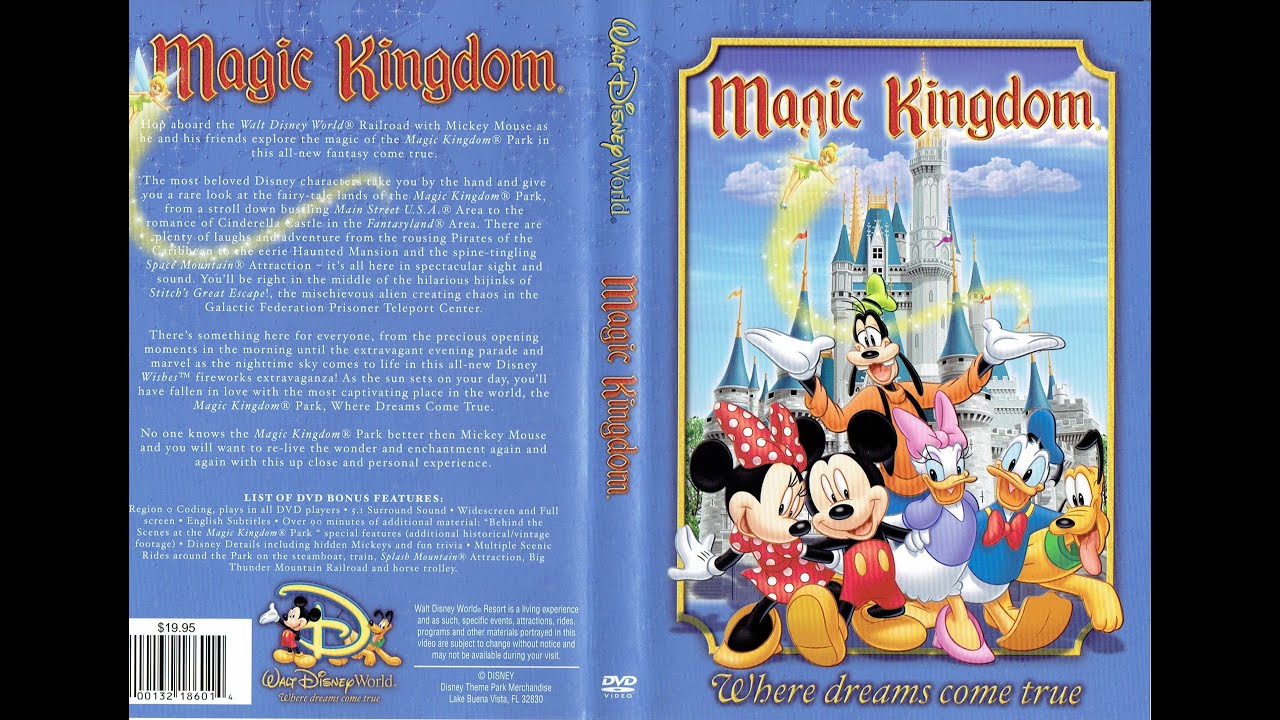 Walt Disney World - Where Dreams Come True DVD Set - Magic Kingdom (2006) - InteractiveWDW