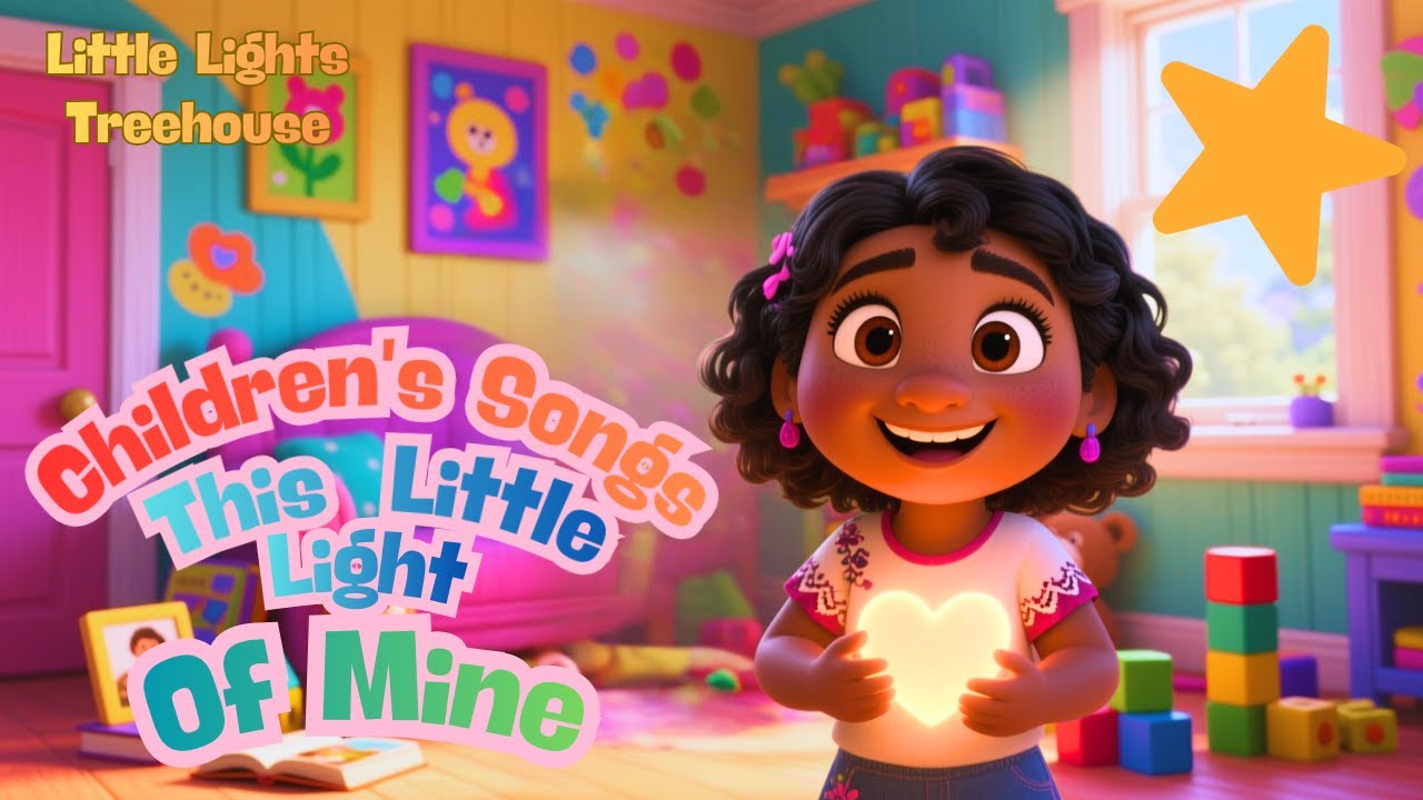 ⭐Christian Songs for Kids | This Little Light of Mine | Kids music