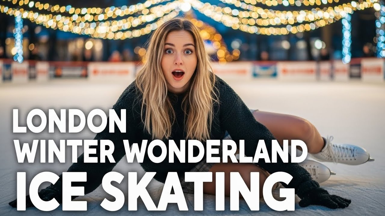 London Winter Wonderland Ice Skating Experience | Winter Date Vlog 