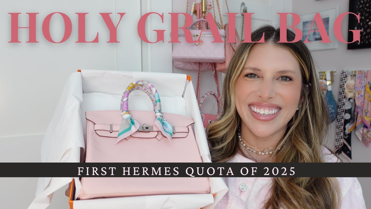 🌸 HOLY GRAIL BAG: My 1st Hermes Quota Bag of 2025: Rose Sakura Birkin 25 🌸 Prespend, rant, & chat!