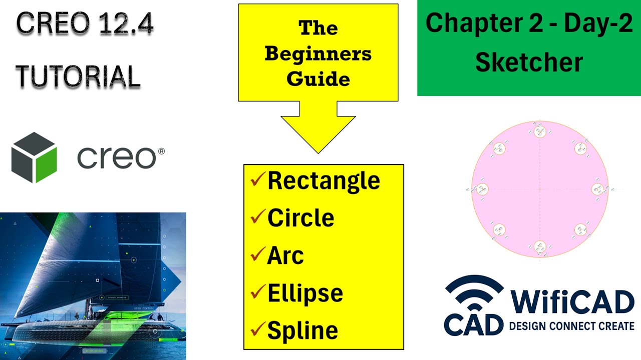 🚀 Master Creo Parametric 12.4 from Scratch – Chapter 2 - Day-2 #automobile #3dmodeling #tutorial