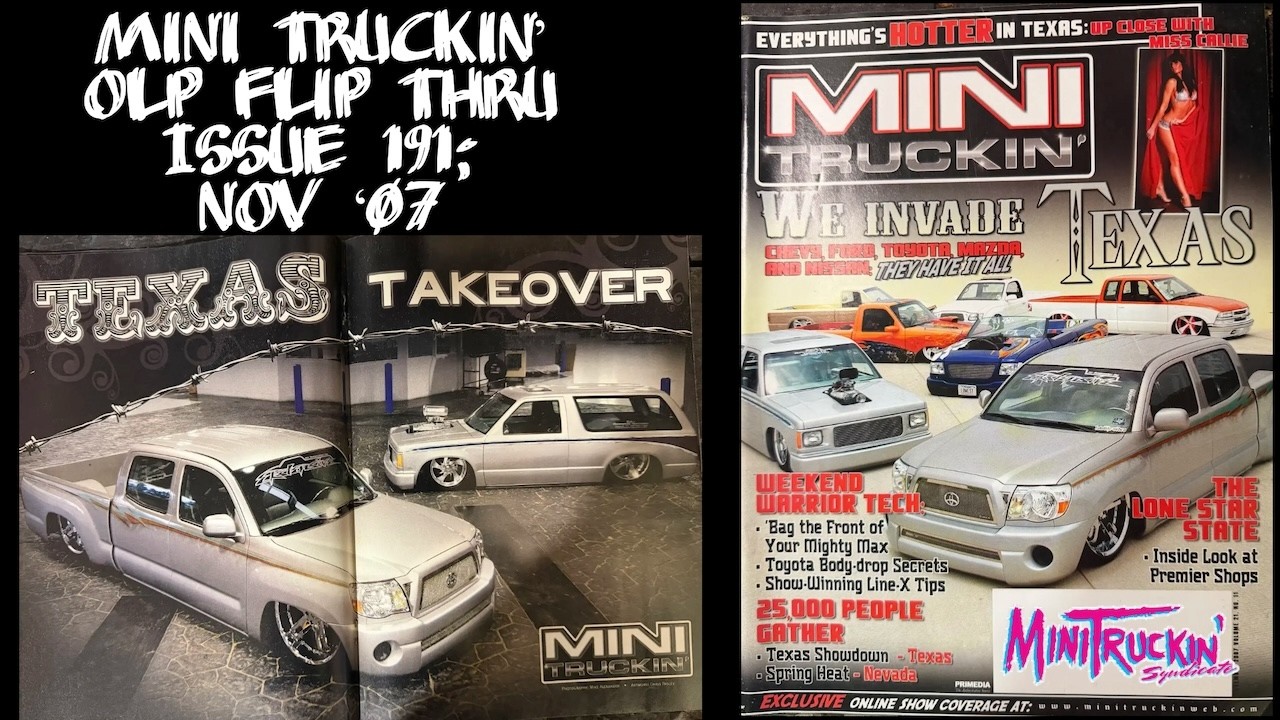 Журнал Mini Truckin, выпуск 191; ноябрь 2007 г.