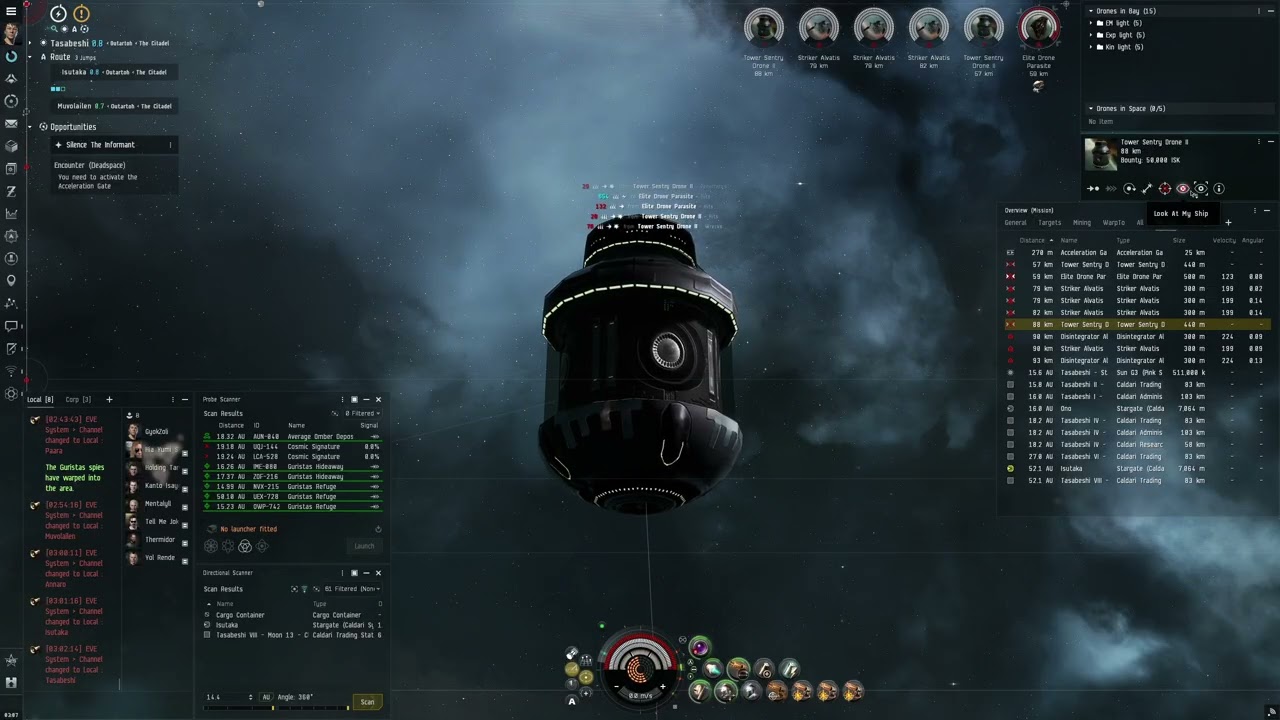 Eve Online - Apocalypse Level 4 mission gameplay - Silence the Informant
