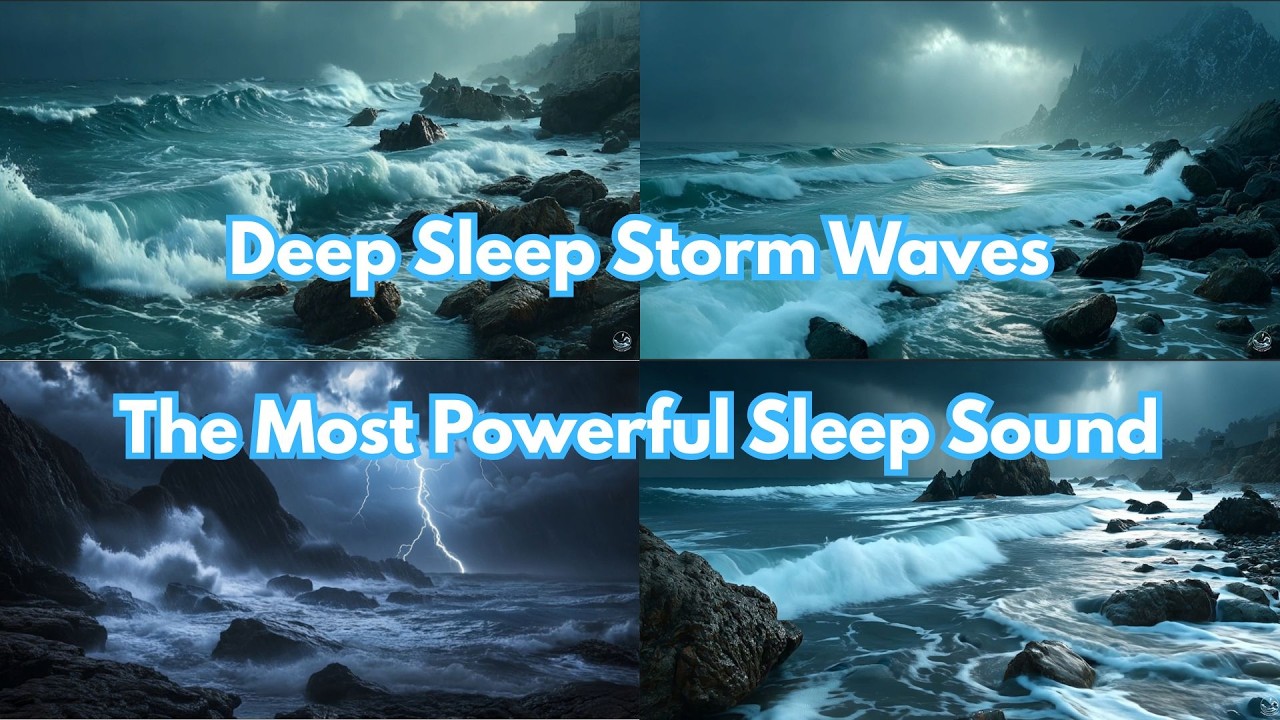 You Won’t Believe This Storm Can Make You Sleep in Minutes 🌊 Thunder & Ocean Waves