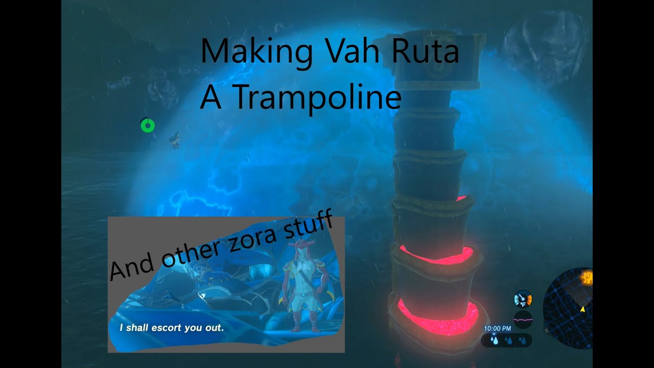 Making Vah Ruta a trampoline and other zora stuff