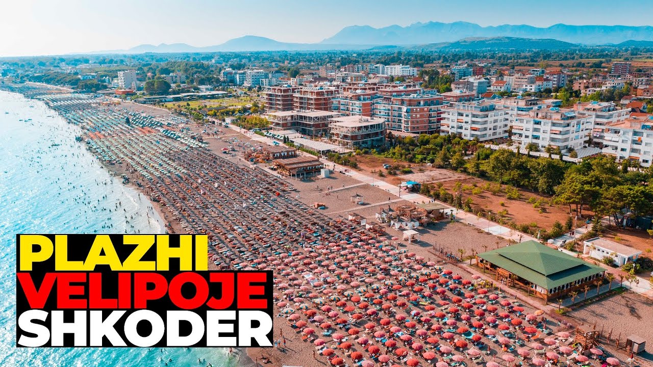 VELIPOJA BEACH - VELIPOJE | 4K DRONE VIDEO, SHKODER 2021