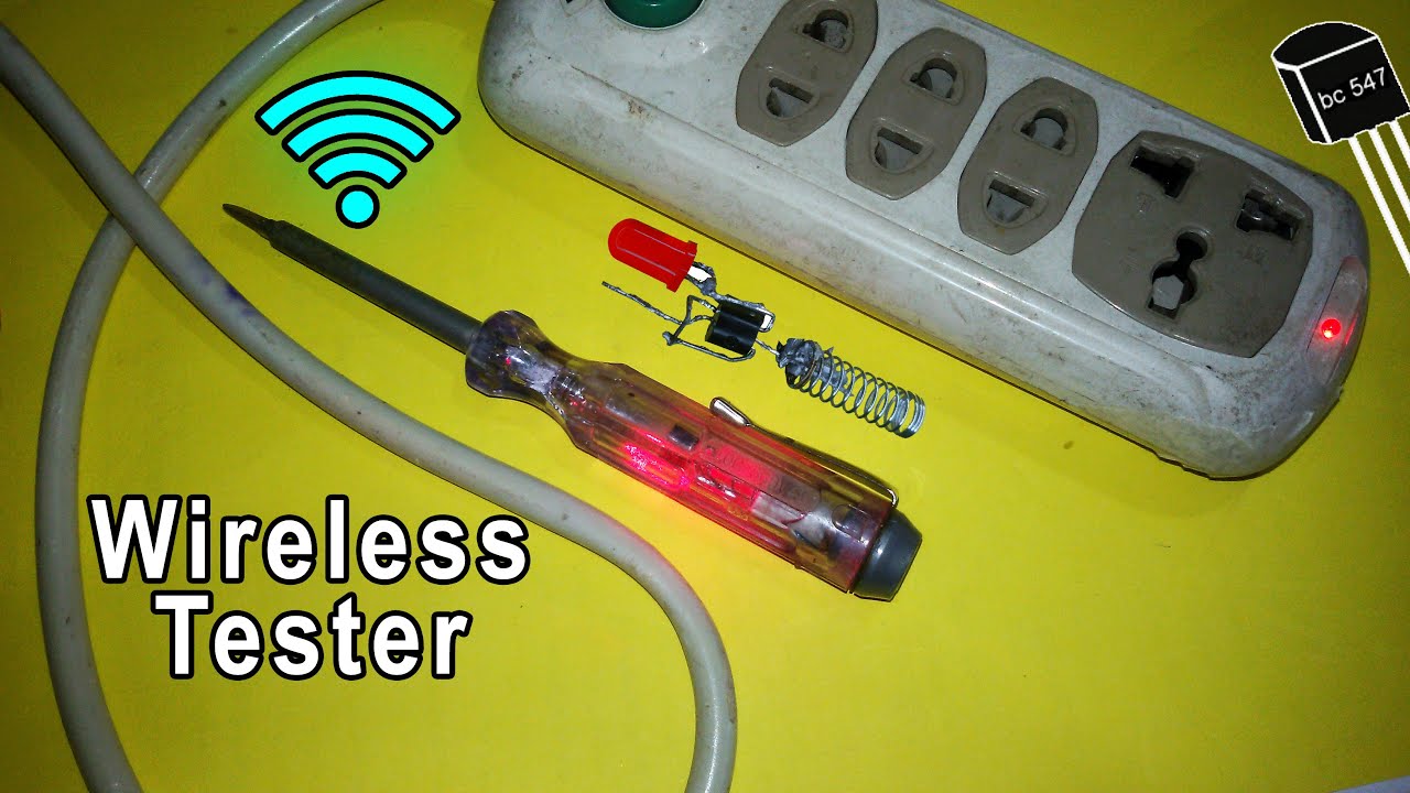 Wireless Tester AC Line Detector Without Touching The Wire ⚡ AC 220 VOLTAGE ⚡ Detector Circuit BC547
