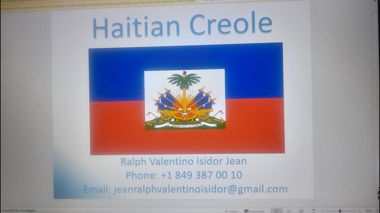 Learn Days of the week /  Haitian Creole