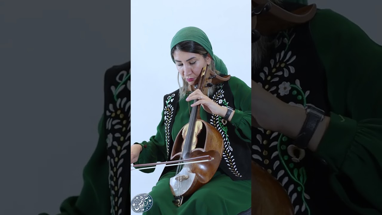 Gheychak playing by Azadeh shams/ قیچک نوازی آزاده شمس در مایه دشتی