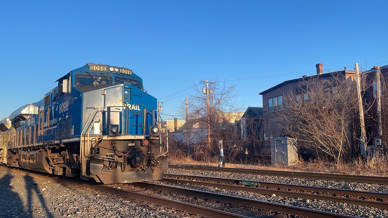 CSX Z618 (NS 264) passing Palmer, MA for the first time. 1/13/26