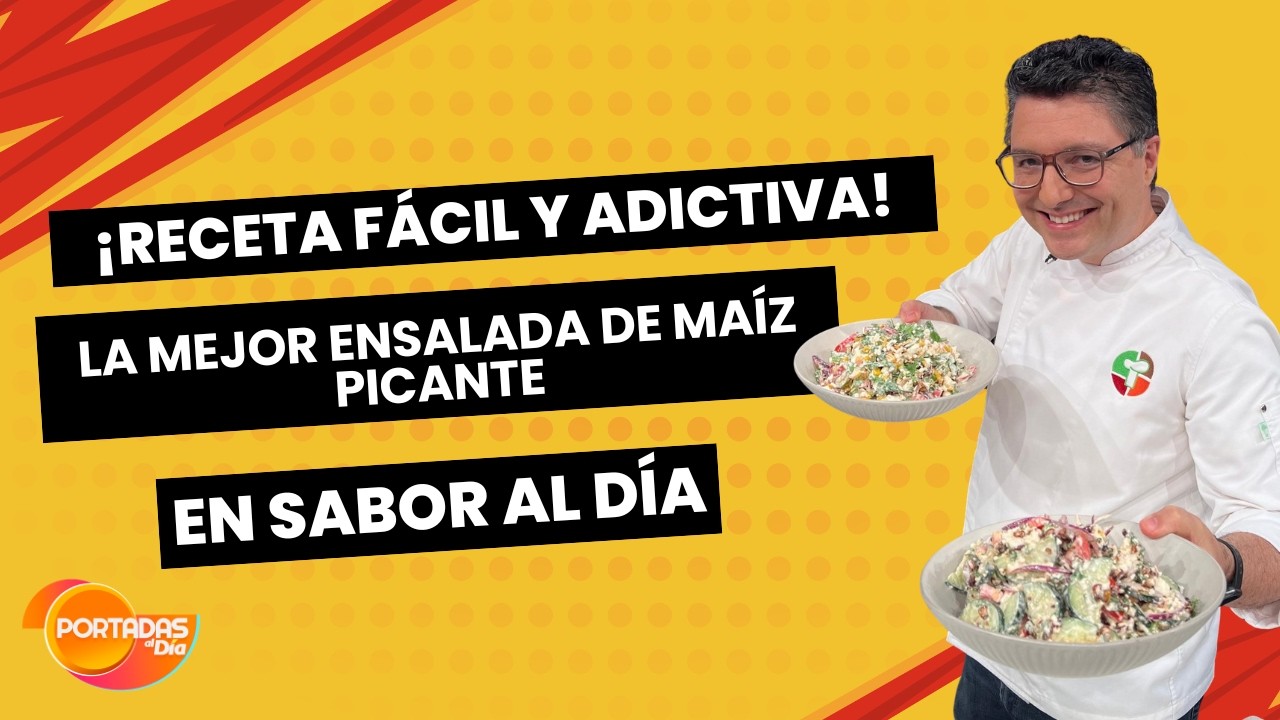 ¡La MEJOR Ensalada de Maíz Picante! 🌽🔥 Receta fácil y adictiva.