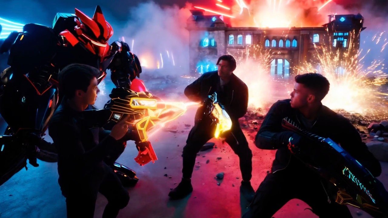 Neon Apocalypse: Battle for the Future - Electronic Trap | EDM | AI Video