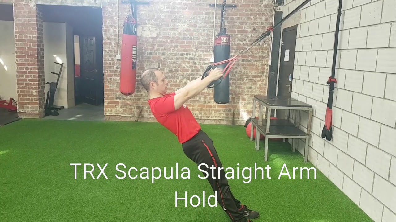 trx scapula straight arm hold