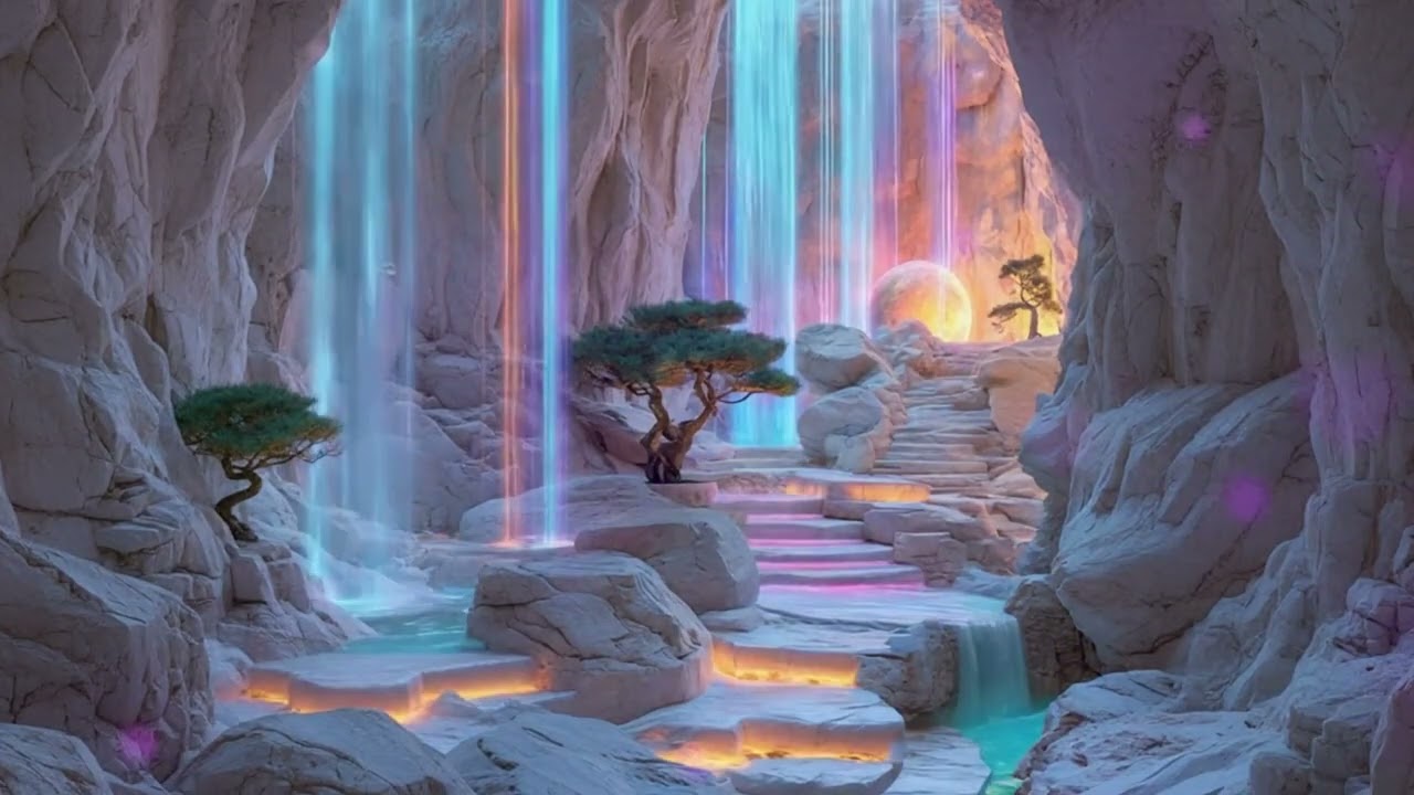 2 Hours Sacred Cave Sleep 🌙 Deep Healing Water Ambience