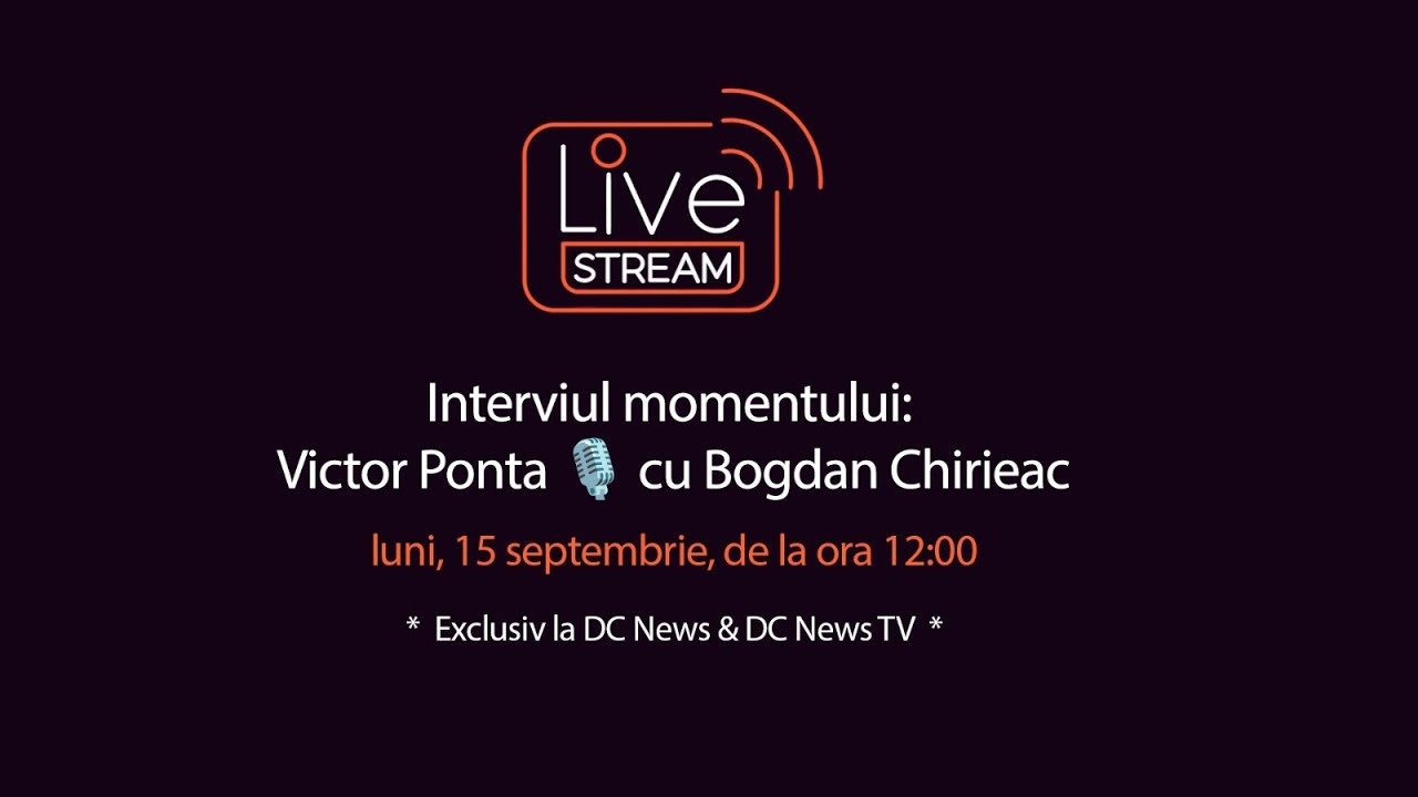 Ponta despre război, economie și viitorul Rom&acirc;niei | Live la DCNews