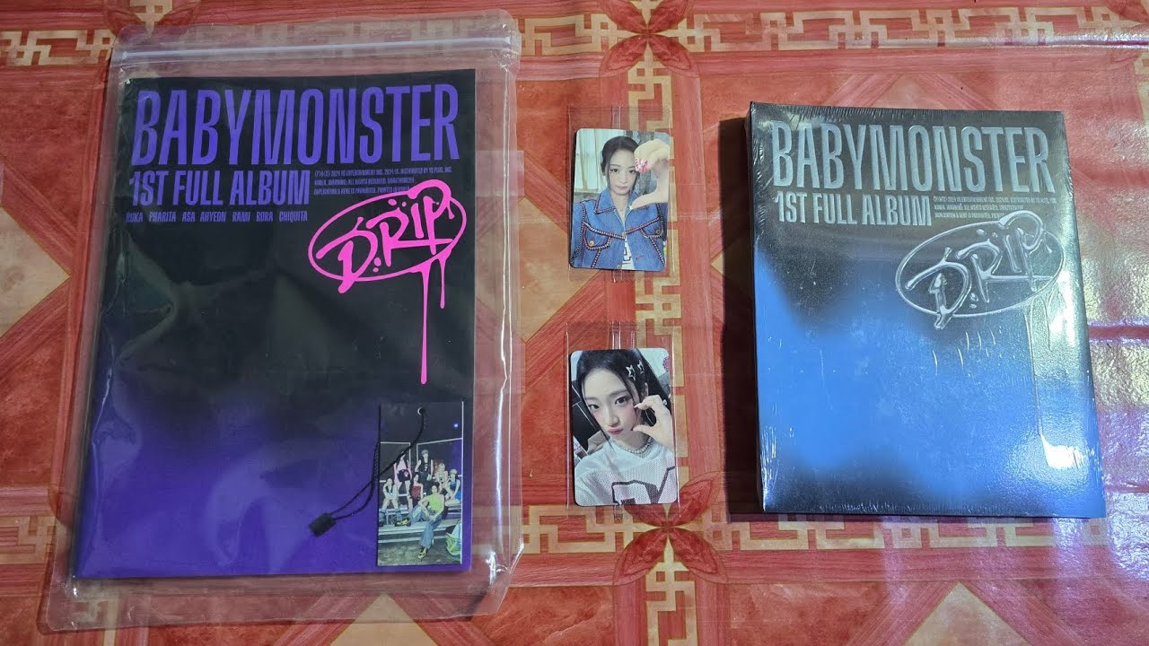 UNBOXING BABYMONSTER 1st Full Album 'DRIP' Full Version