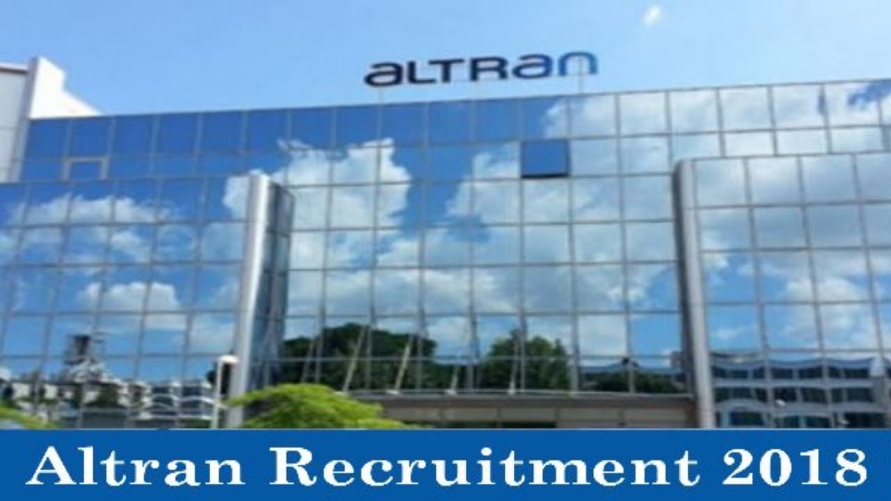 Altran Technologies Recruitment 2018 - Private Jobs - Jobs All Over India - Apply Now !
