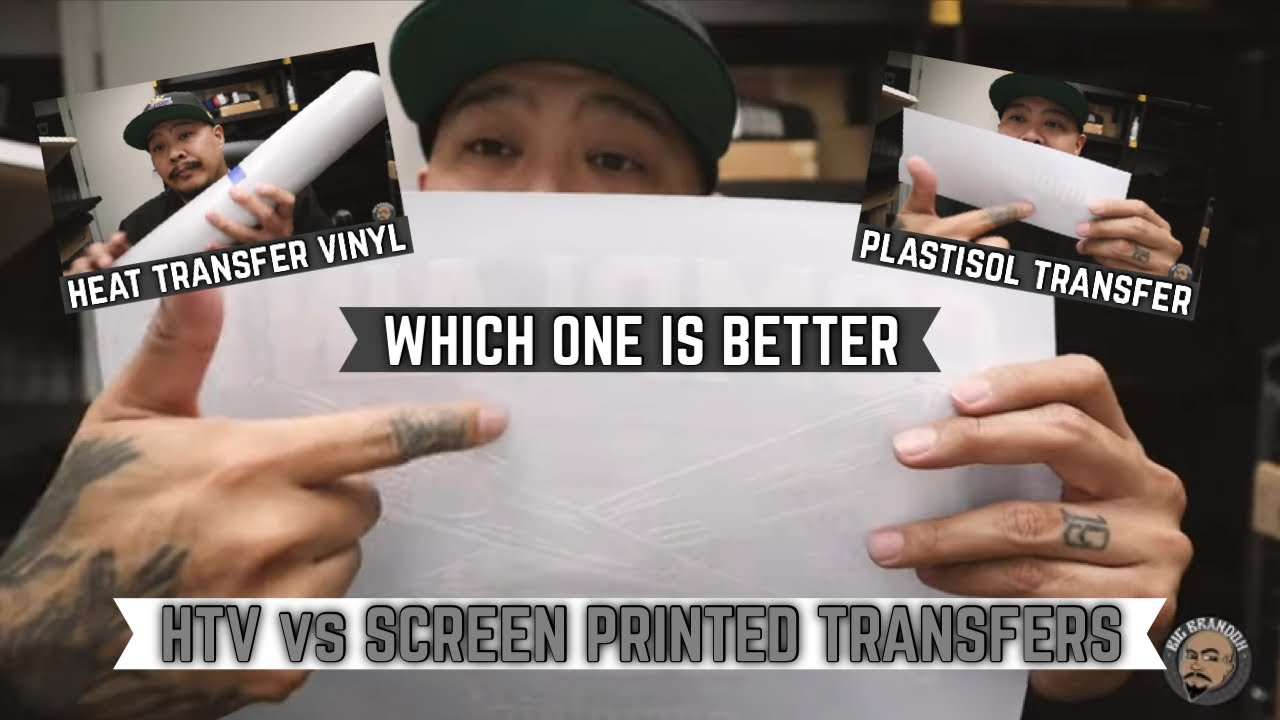 HTV vs Plastisol Transfer - Which One Is Better