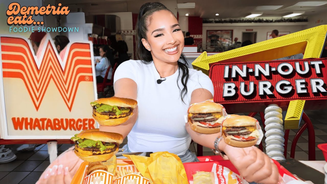 Demetria Eats: In-N-Out vs. Whataburger 🍔