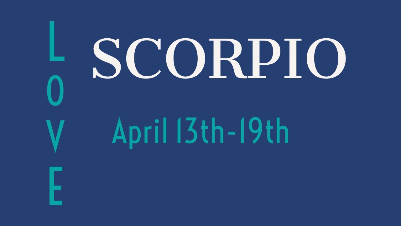 SCORPIO:  I LOVE THIS READING, AND THIS IS WHY...