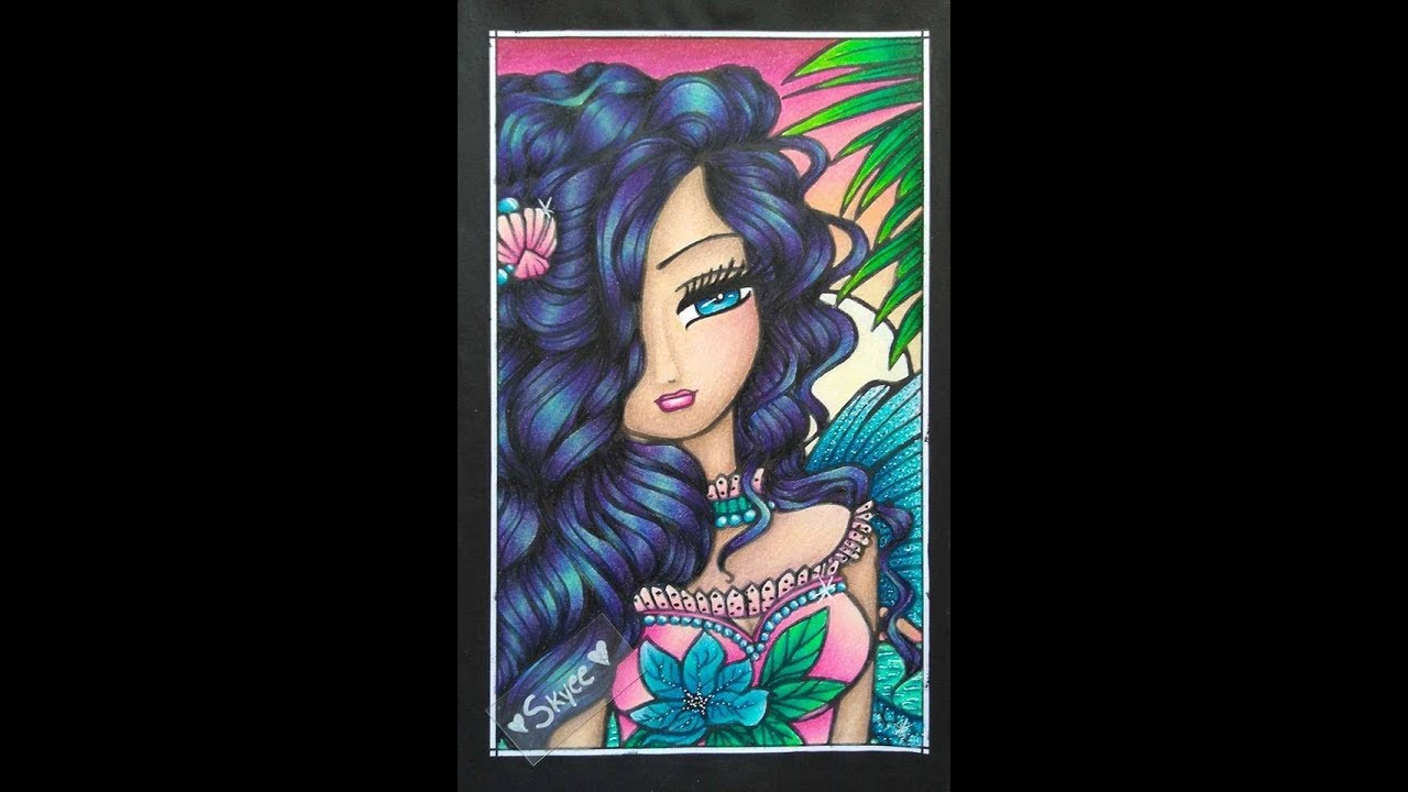 Adult Coloring - Wynndy (Time-lapse)
