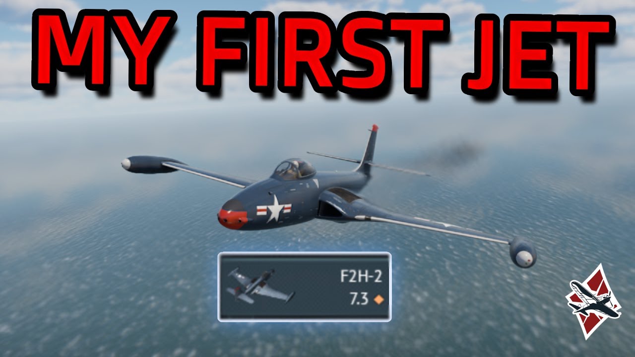MY FIRST JET IN WAR THUNDER! │ [The F2H-2 Banshee]