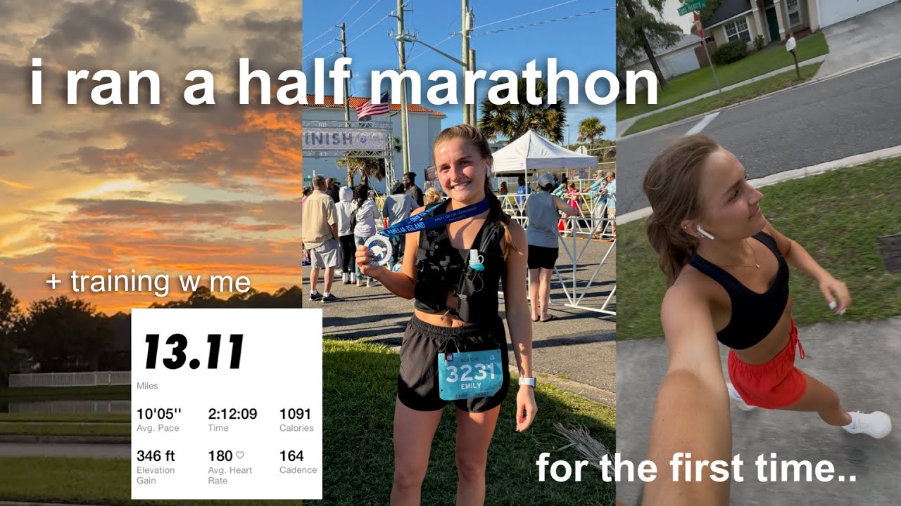 running a half marathon for the first time: full training journey + race day
