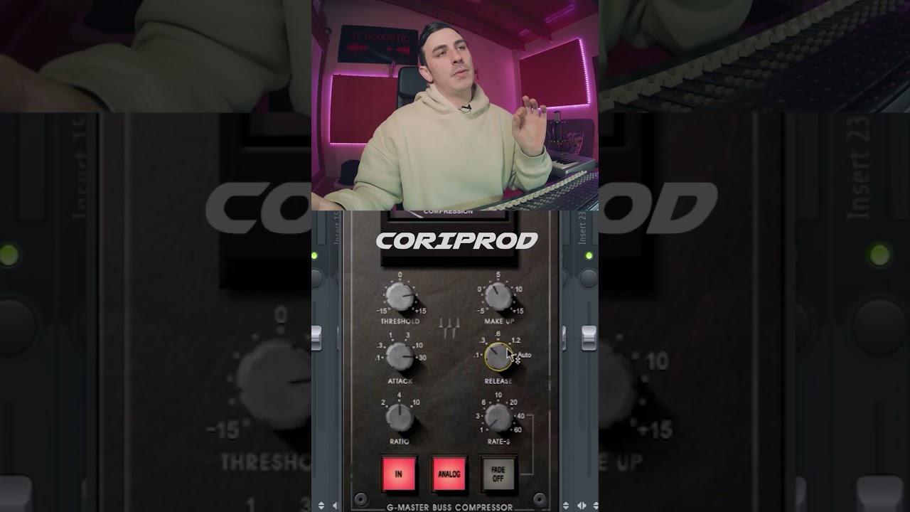 How to adjust the compressor on the master track (Waves SSL Glue Compressor🔥) FL STUDIO, LOGIC PR...