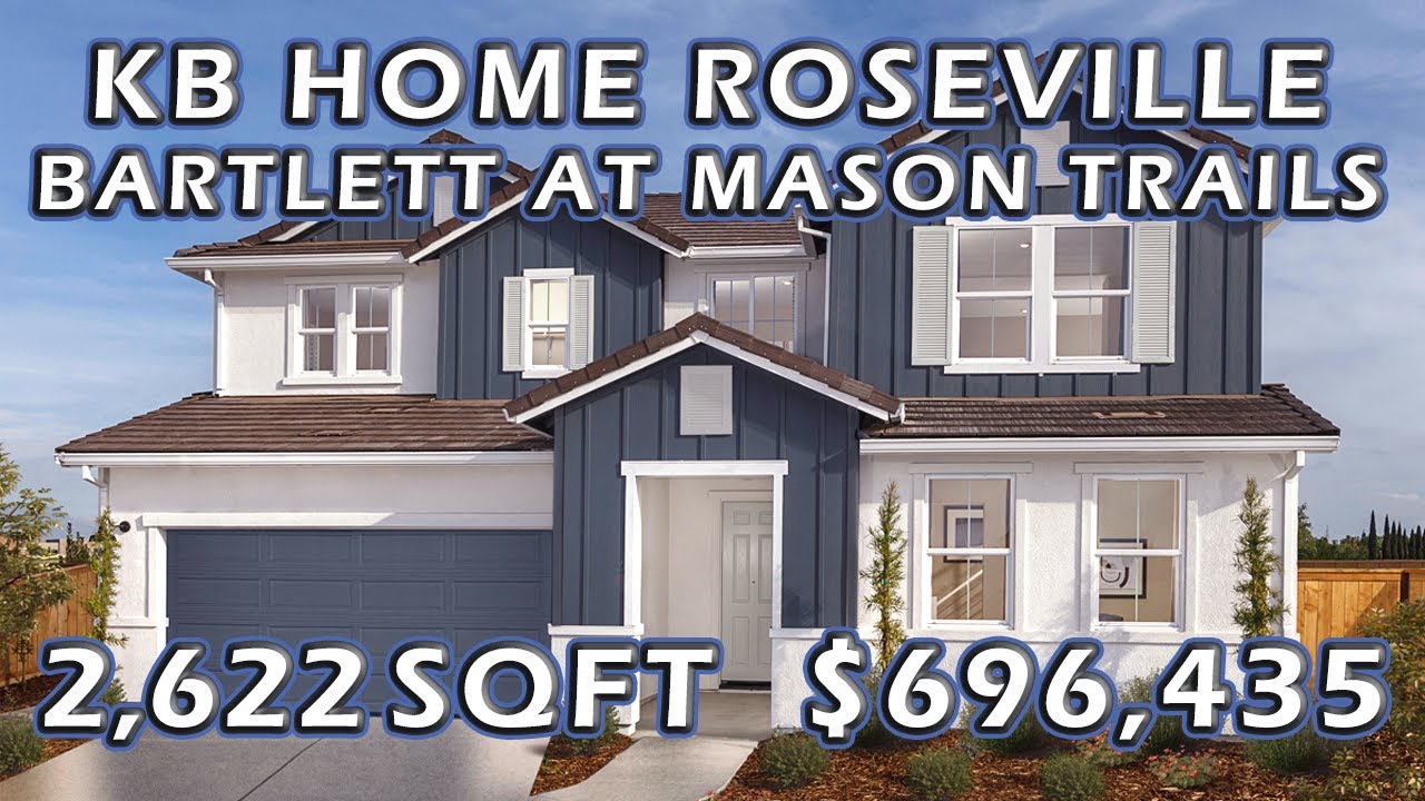 KB Home Roseville, CA | Bartlett at Mason Trails | 2622 sqft | $696,435 | Sacramento Real Estate