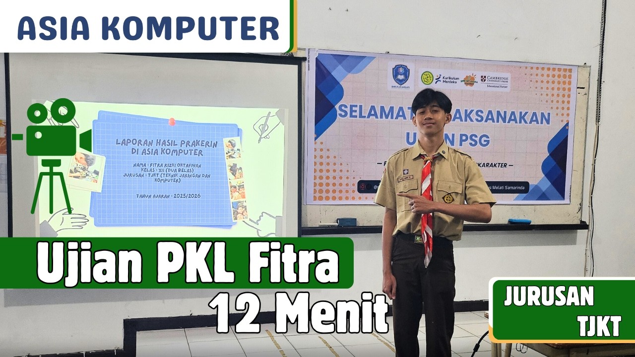 Presentasi Sidang  Laporan PKL SMK - Fitra Rizki Oktafiyan (Jurusan TJKT)