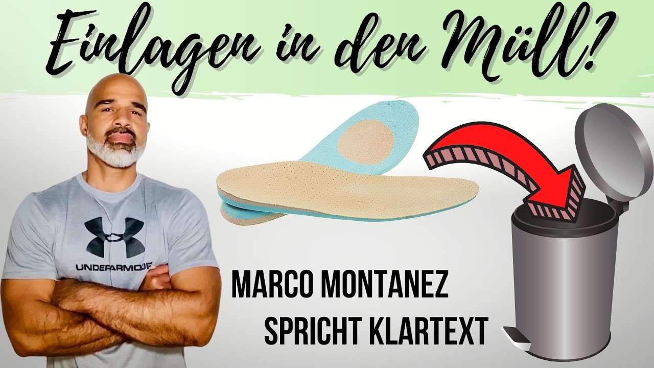 Orthopädische Einlagen - Sinn oder Unsinn? Marco Montanez spricht Klartext.