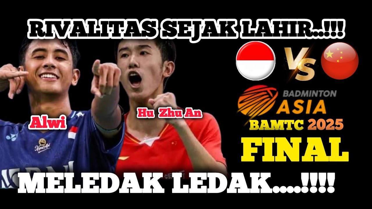 BAMTC 2025 FINAL || ALWI FARHAN VS Hu Zhu an #badminton #badmintonlovers #bwftv