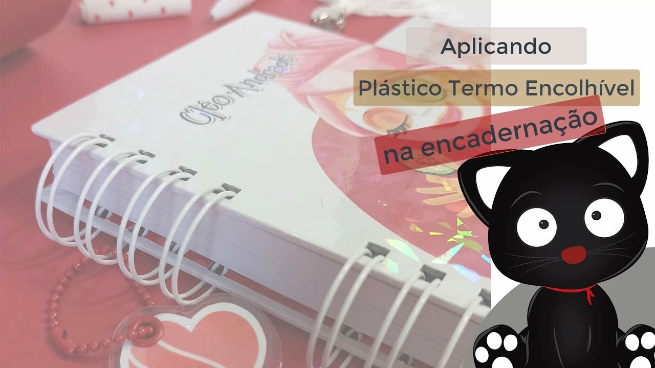 Plástico Termo Encolhível #encadernação