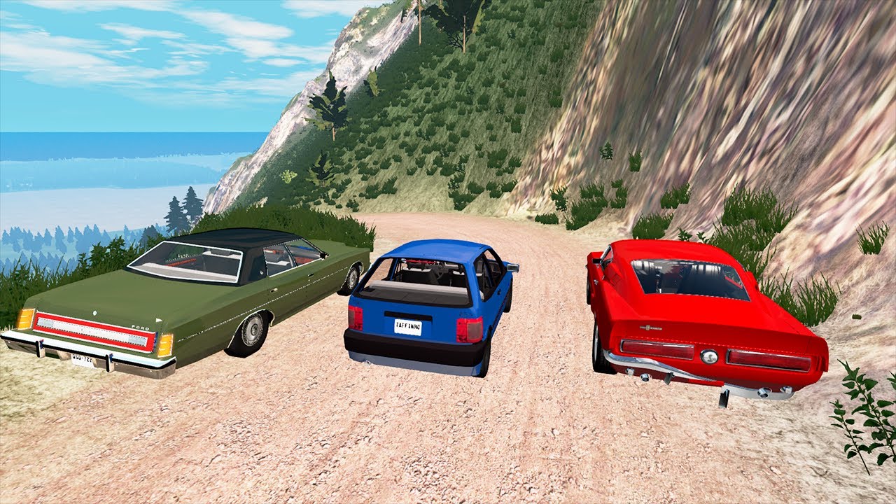 Descendo A Nova Serra Com O Motor Desligado Com O Gq Games E O Taffinho Multiplayer Beamng Drive!