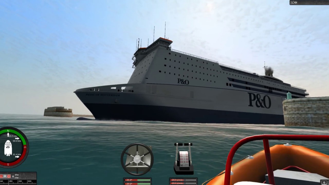Ship Simulator SSX P&O Ferries Pride of Rotterdam from Dover to Calais