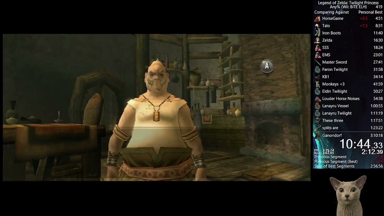 Twilight Princess Wii any% Speedrun in 3:09:30