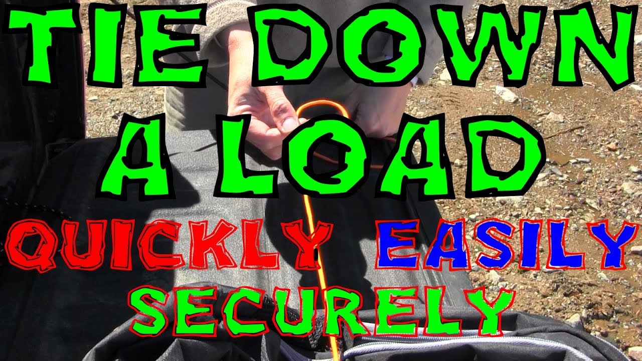 Tie down a load like a PRO.  Fast, easy, SECURE.