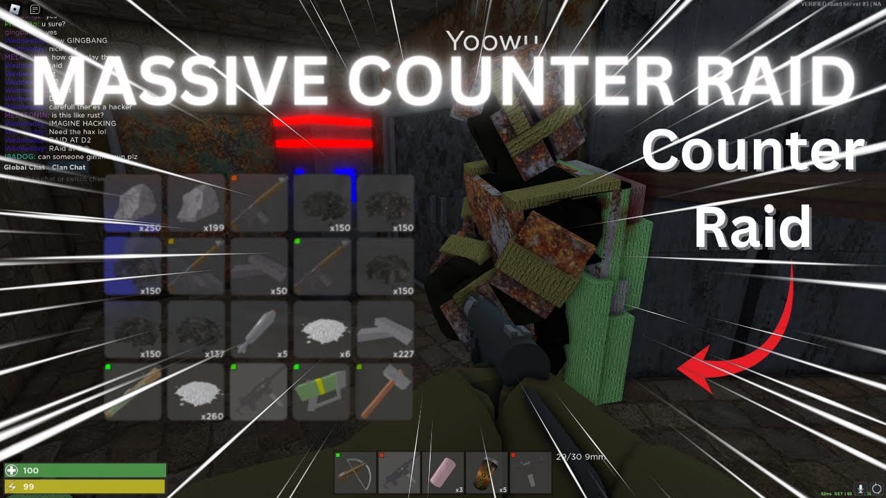 QUICK START Becomes MASSIVE COUNTER RAID in Trident Survival | Roblox