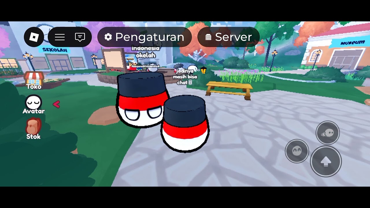Cuma di game ini doang di roblox yang bisa chat (Mabar sama @countryballsindo220 